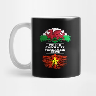 Welsh Grown With Vietnamese Roots - Gift for Vietnamese With Roots From Vietnam Mug